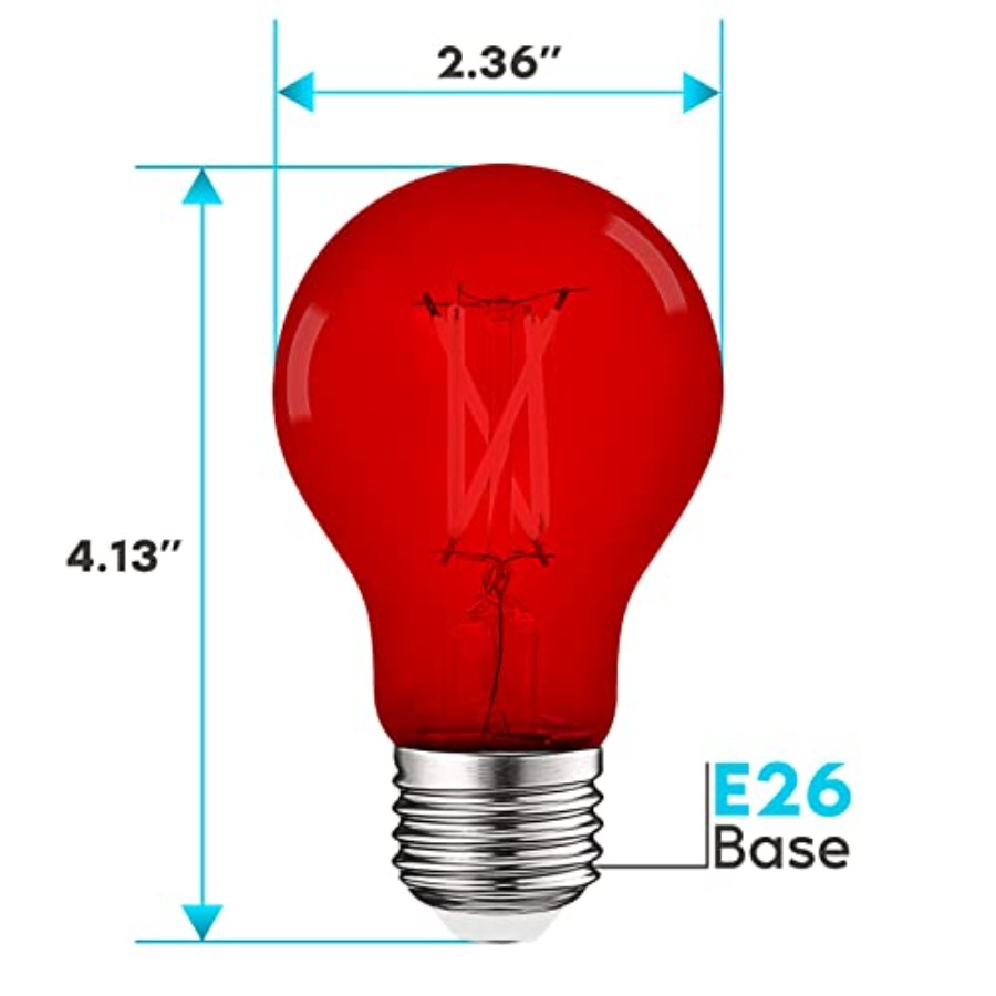 A19 Edison LED Light Bulbs, 4. - огляд і ціна Lighting Decoration Outdoor