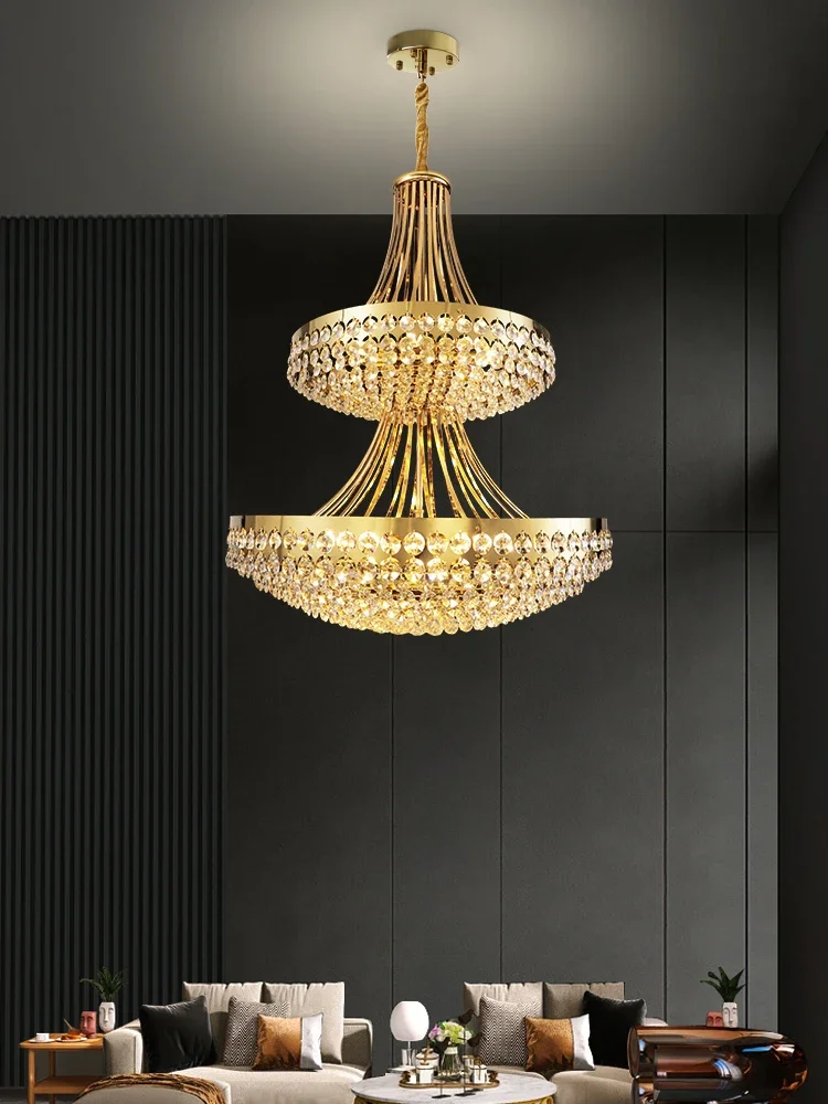 Luxury Gold round Crystal Chan - огляд і ціна Decor Lighting Sales