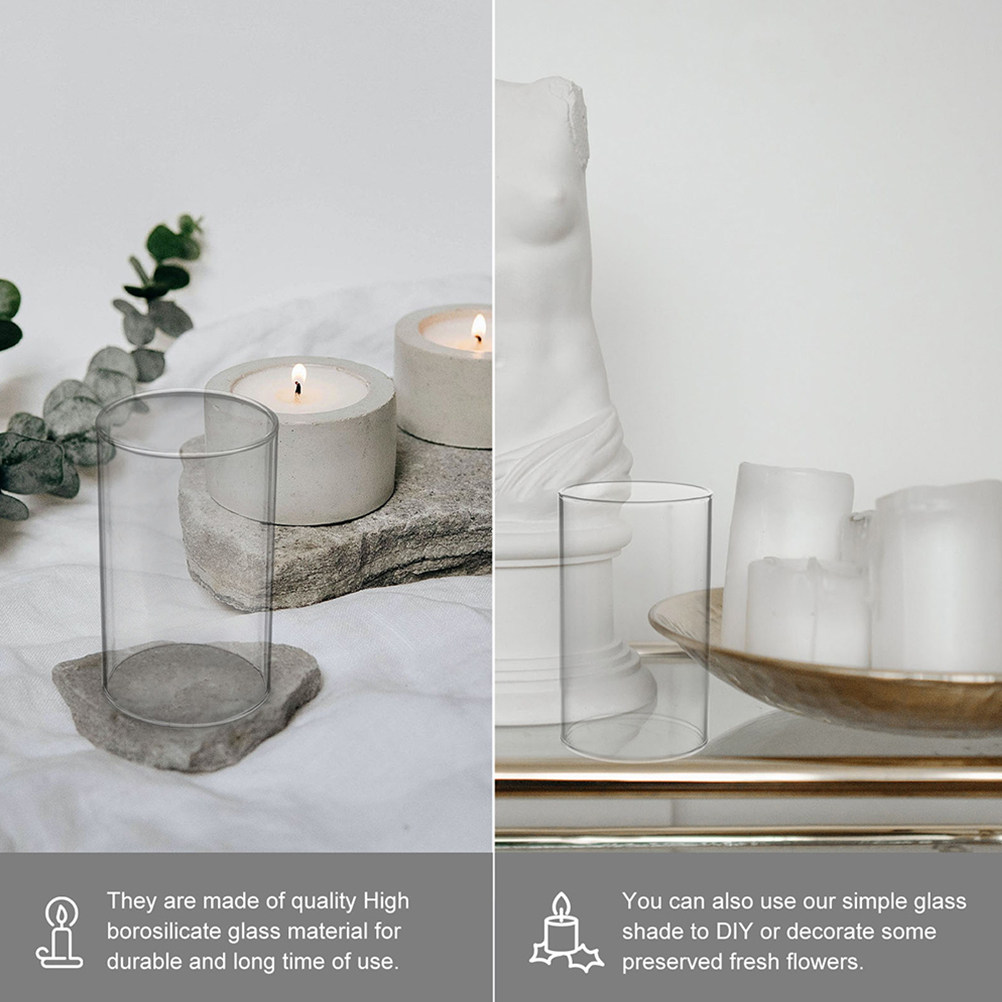 2Pcs High Quality Glass Cover  - огляд і ціна Wedding Lighting And Decor