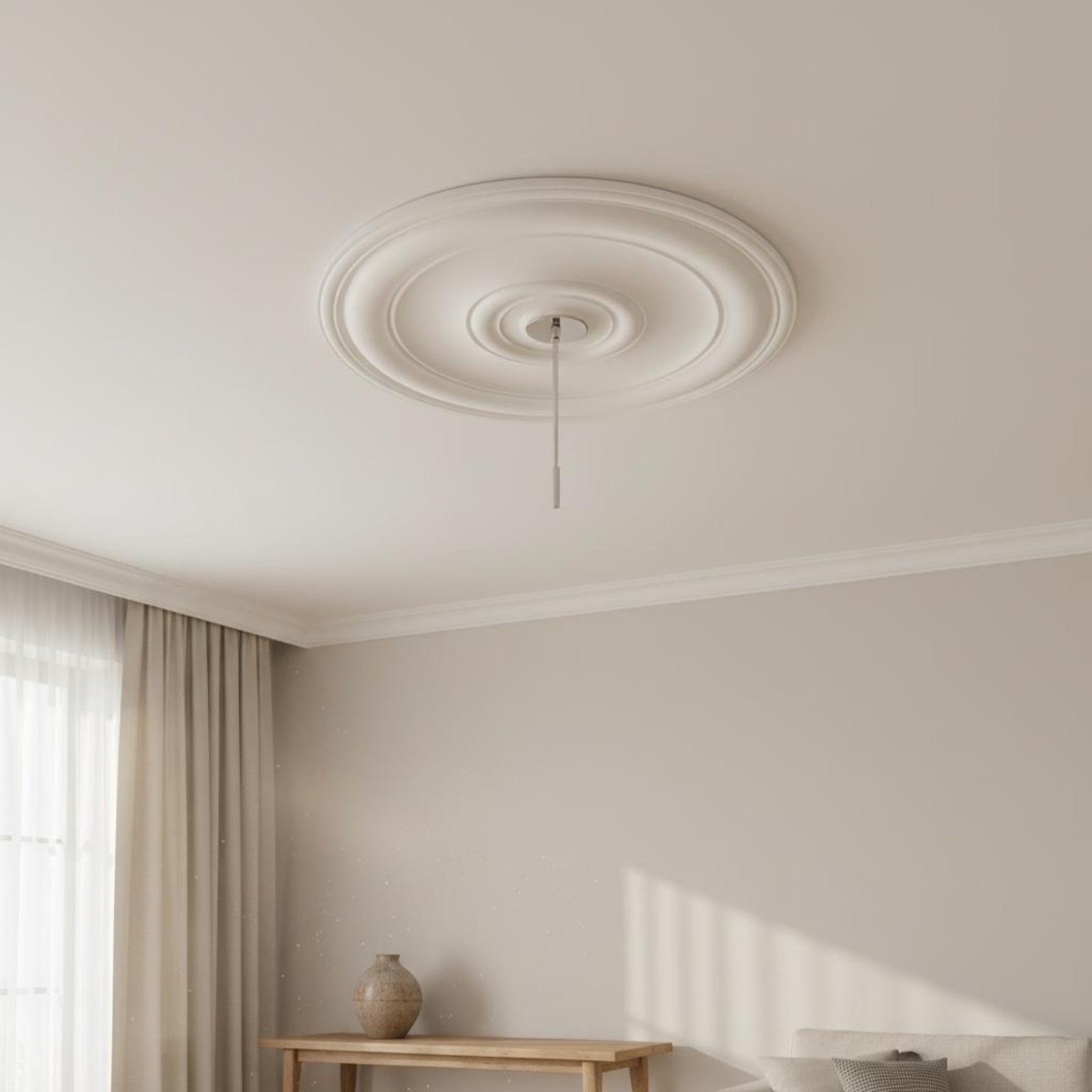 Round Ceiling Medallion Europe - огляд і ціна Lighting Design Decor