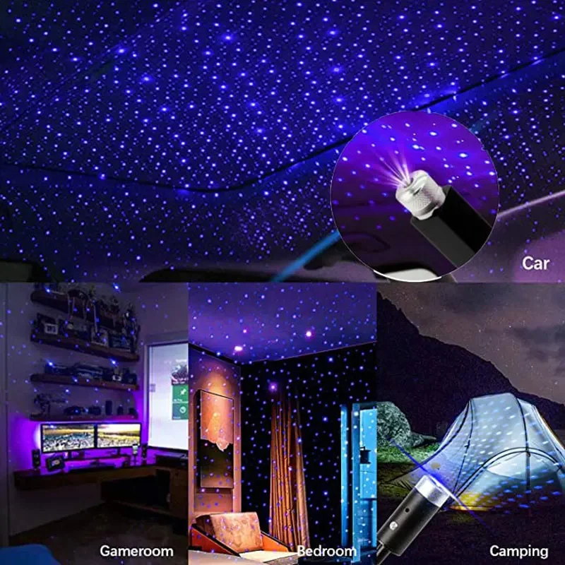 Mini Car LED Star Night Light  - огляд і ціна Star Projector Night