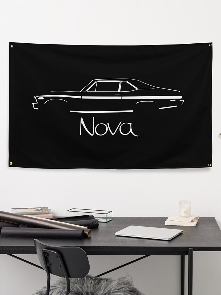 1972 Nova Black Silhouette Ame - огляд і ціна Nova Decor & Lighting Vase
