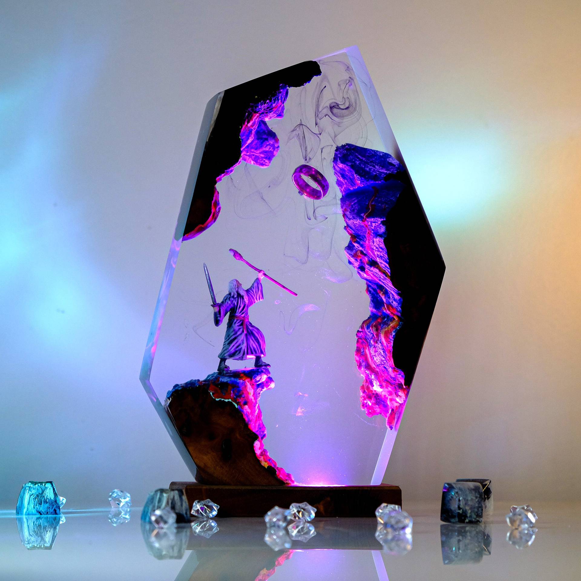 Movie Scence Figure Table Resi - огляд і ціна Lighting Decor Items