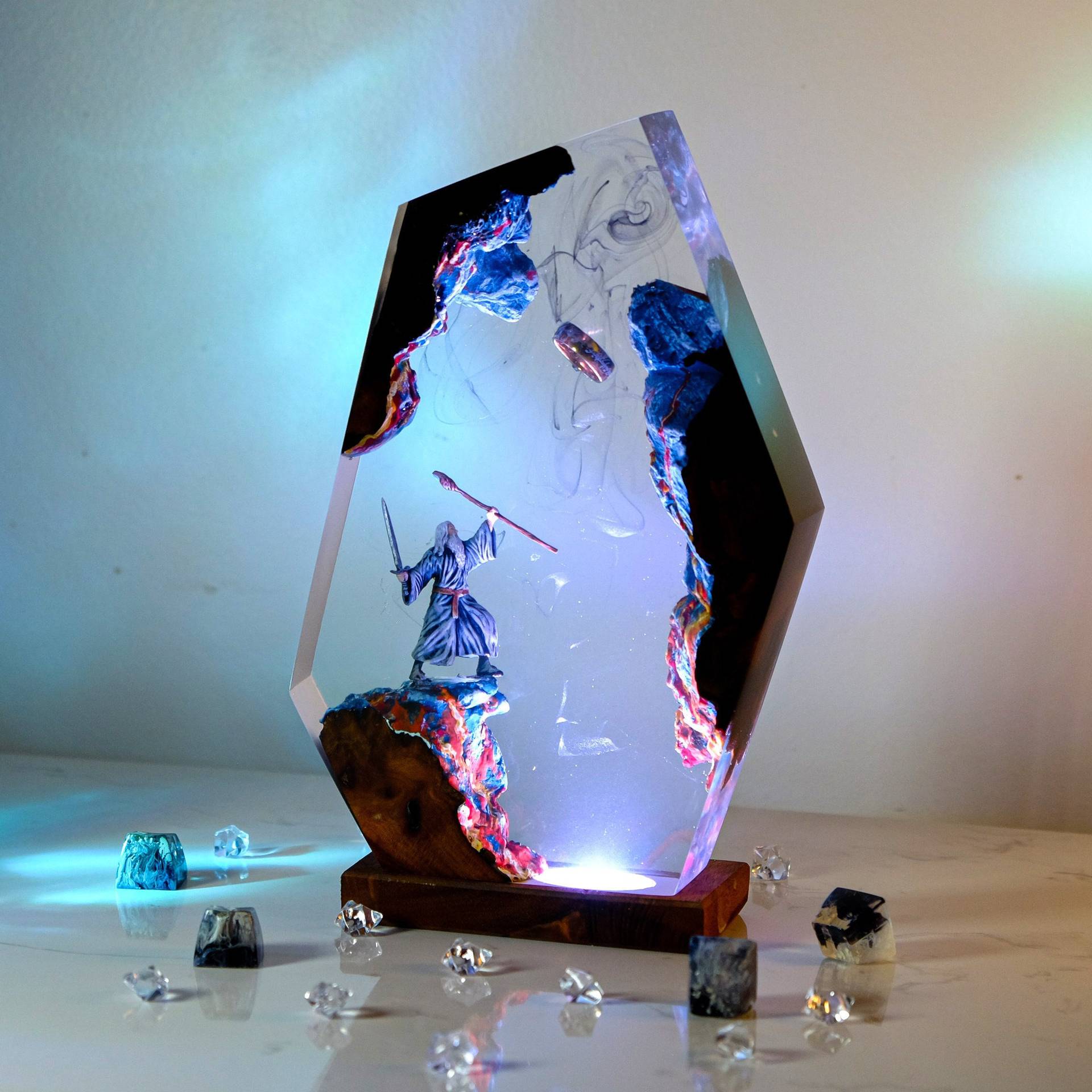 Movie Scence Figure Table Resi - огляд і ціна Lighting Decor Items