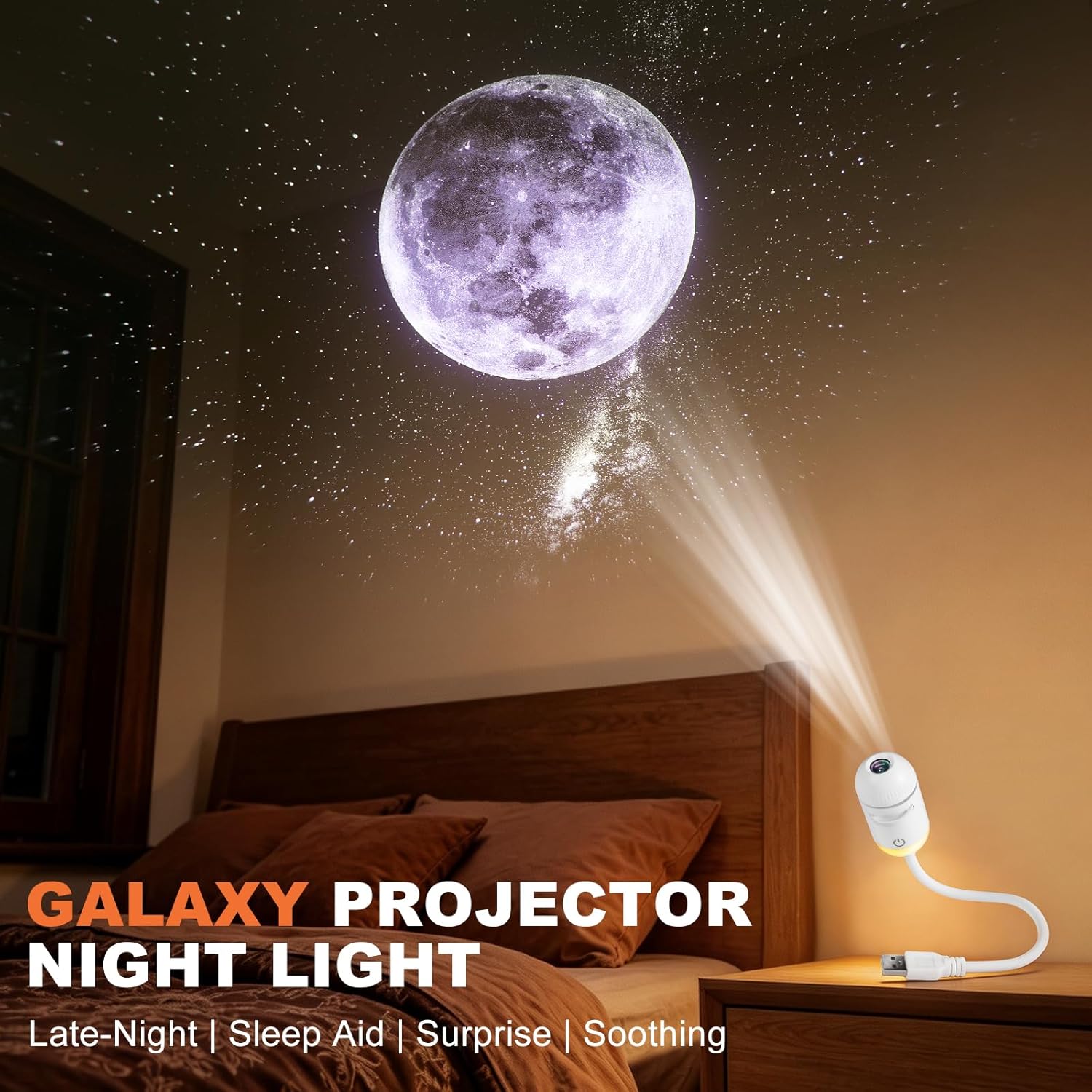 2-in-1 Mini Galaxy Star Projec - огляд і ціна Star Projector Night