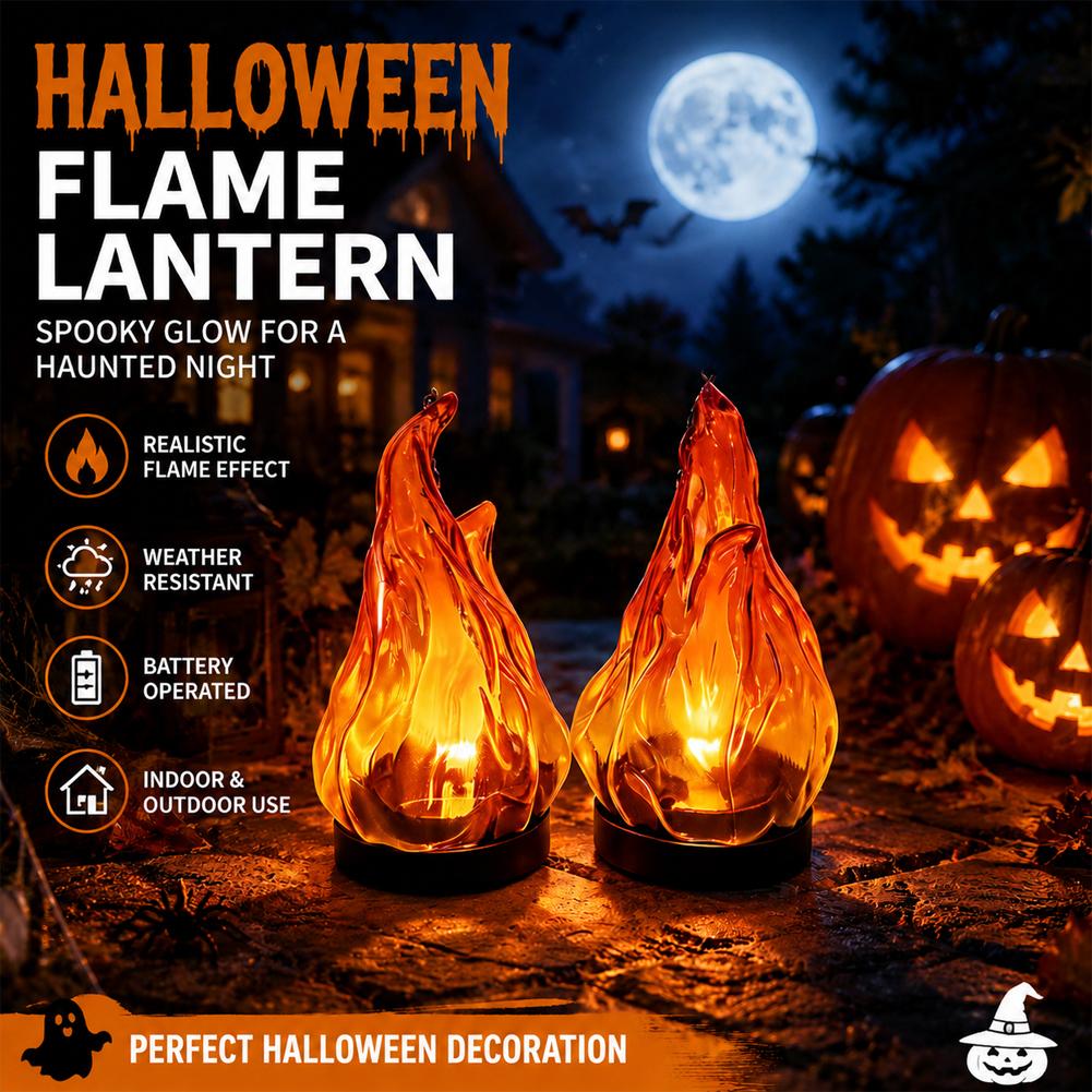 Solar Flame Hanging Lantern Li - огляд і ціна Lighting Decoration Outdoor