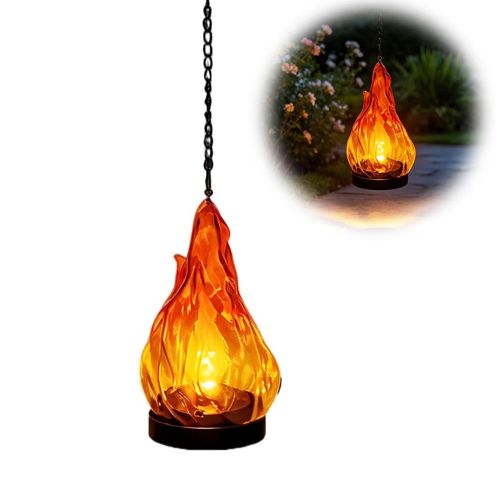 Solar Flame Hanging Lantern Li - огляд і ціна Lighting Decoration Outdoor
