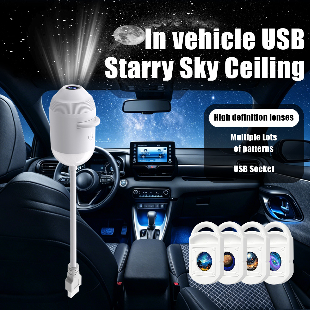 Car USB Star Projector Light 3 - огляд і ціна Star Projector Night