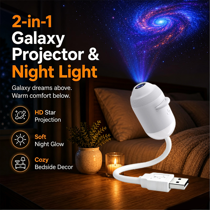 Dynamic Night Light Projector  - огляд і ціна Star Projector Night