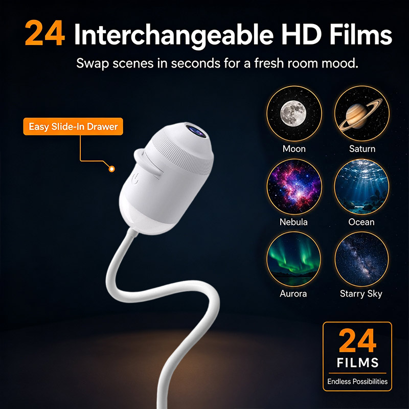 Dynamic Night Light Projector  - огляд і ціна Star Projector Night