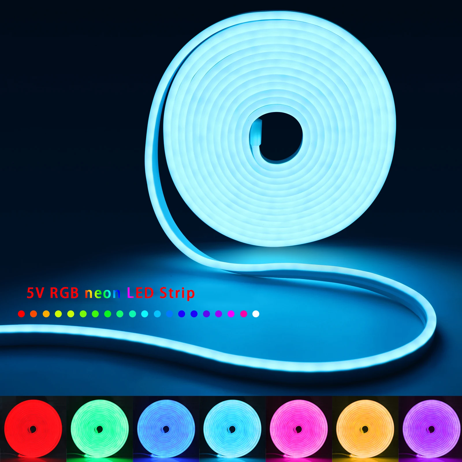 1-5m RGB LED Neon Strip Light  - огляд і ціна Lighting Decor Items